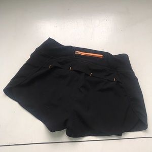 Black athletic shorts with spandex underneath 🐬